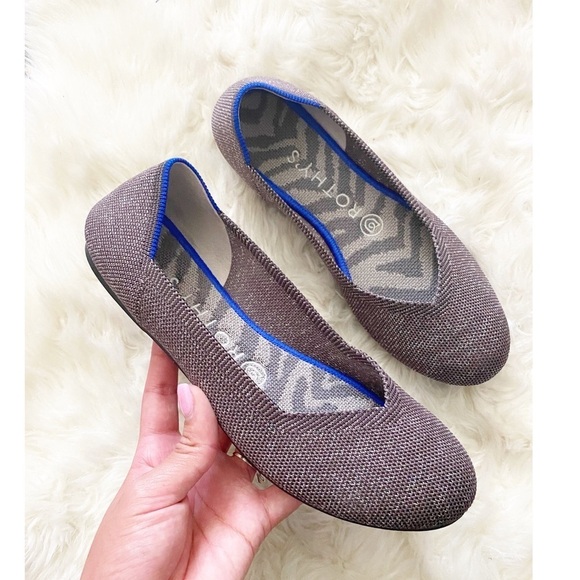 RETIRED Rothy flats in twilight metallic - Picture 2 of 9